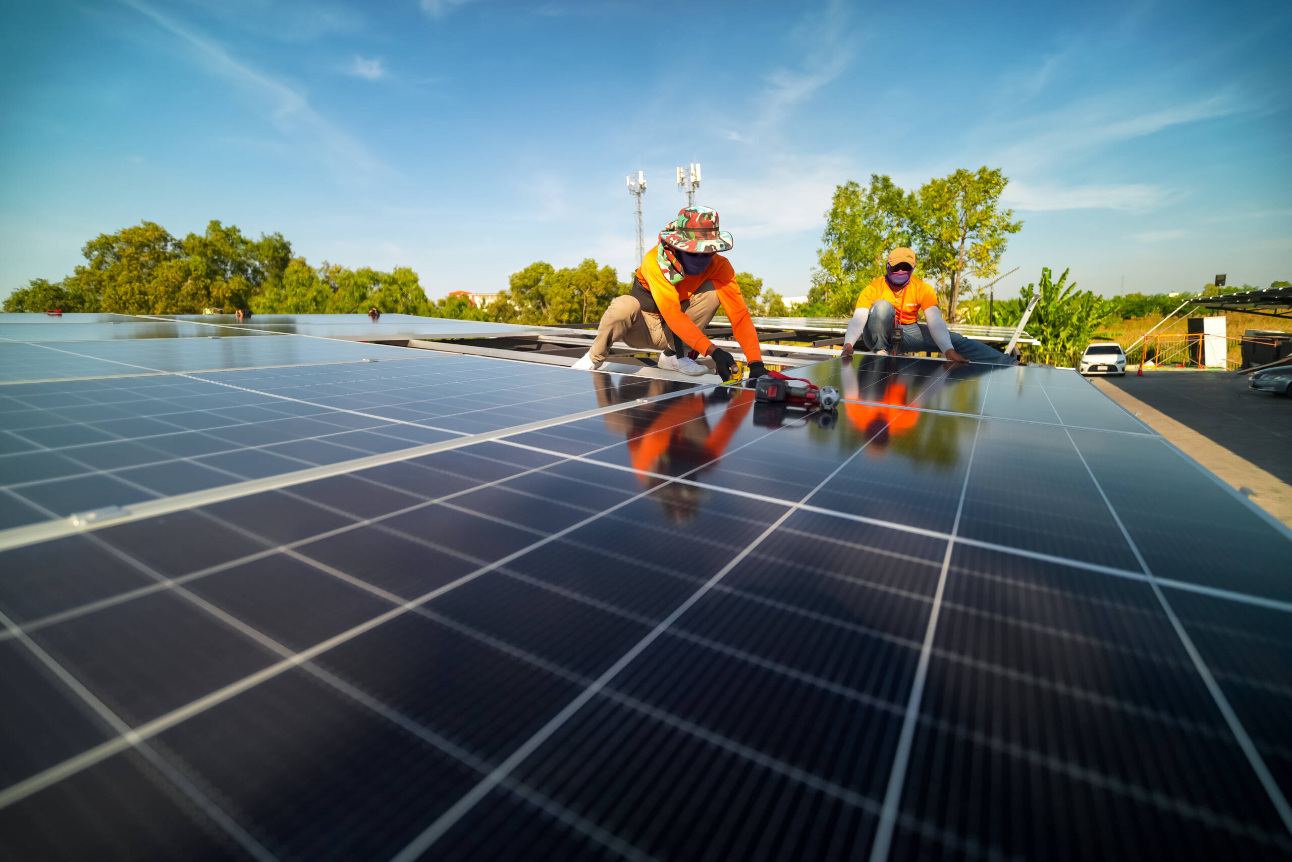 Installation de panneau solaire