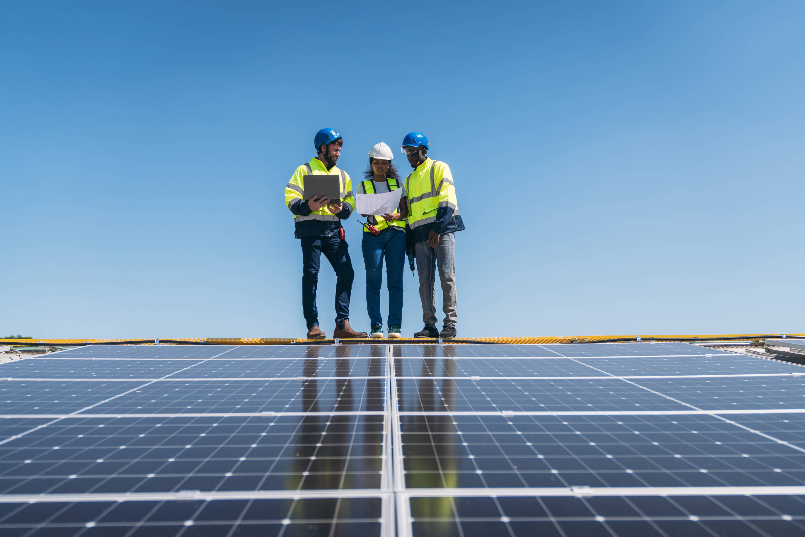 Panneau solaire par production